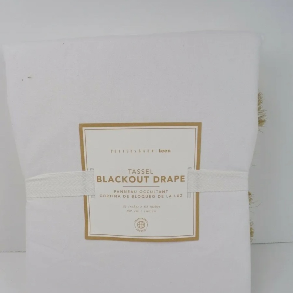 Tassel black out drapes